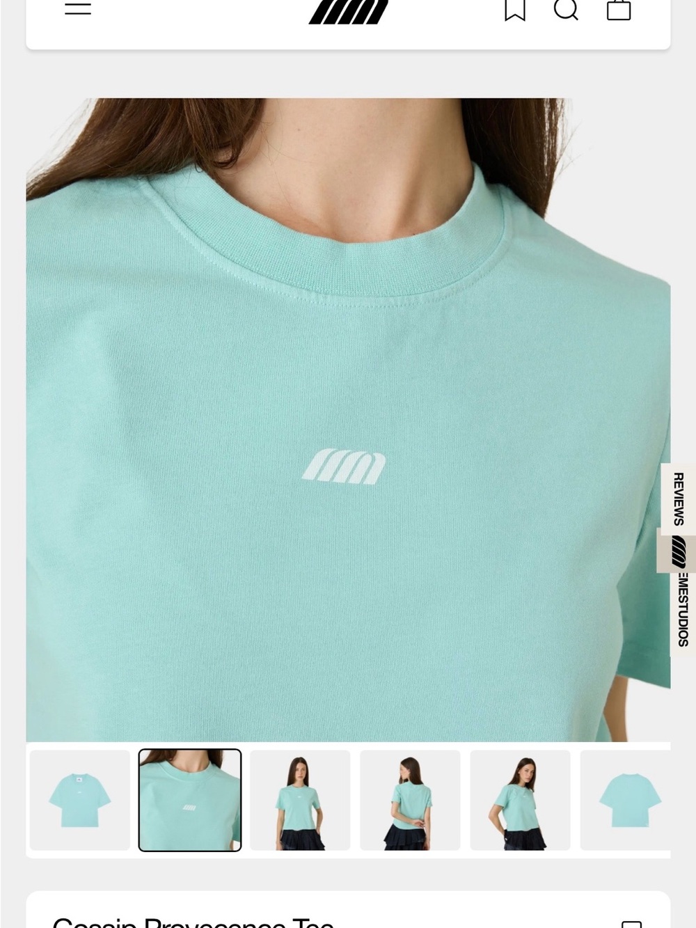 Mint Short Sleeve Crewneck Tee
